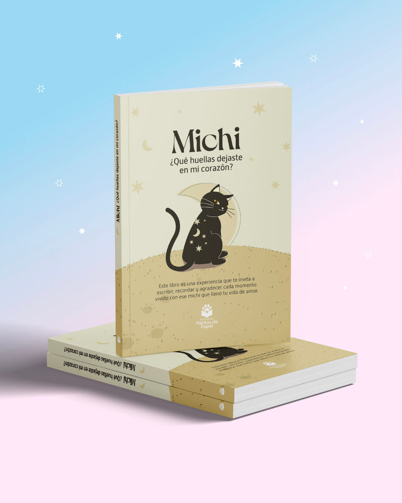 Libro Michi: ¿Qué huellas dejaste en mi corazón?
