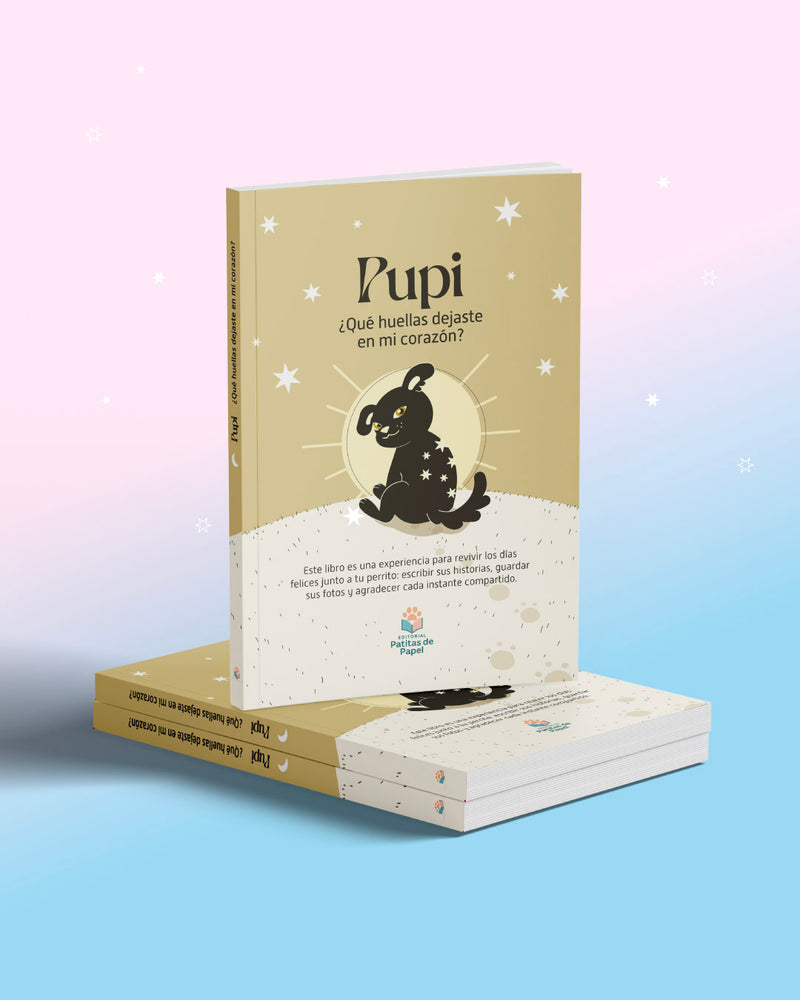 Libro Pupi: ¿Qué huellas dejaste en mi corazón?