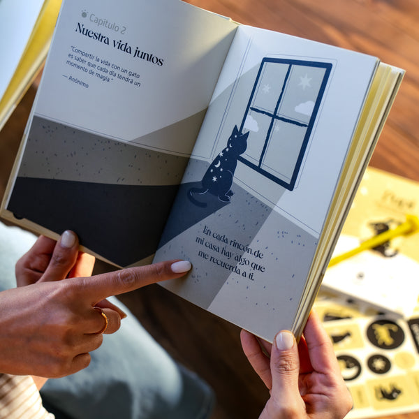 Interior ilustrado del libro