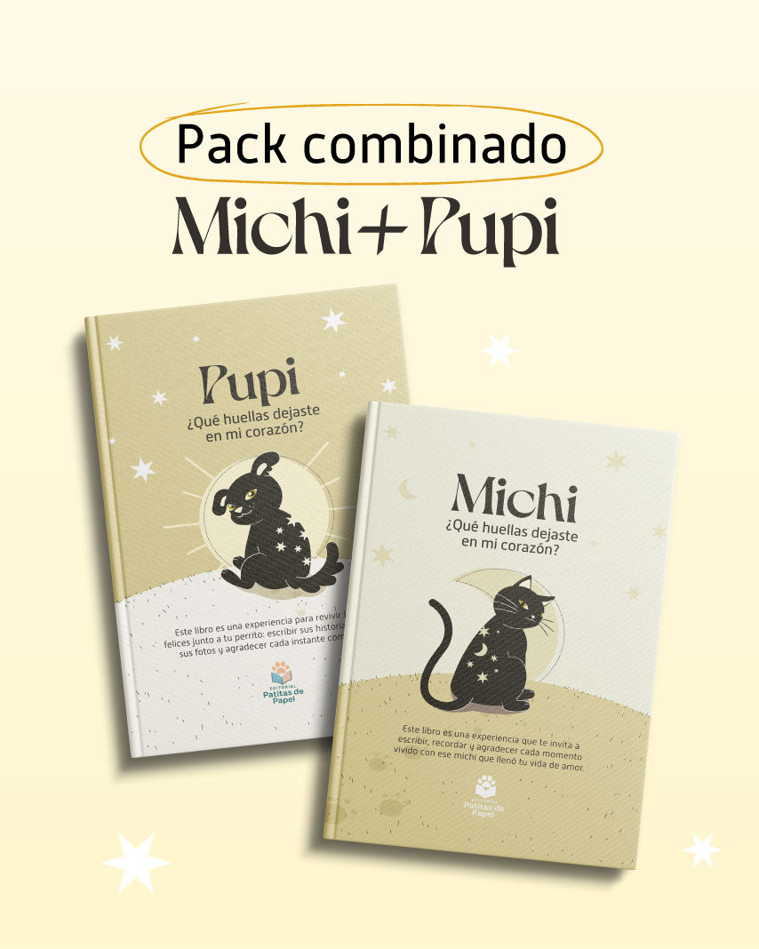 Pack libro Michi + Libro Pupi